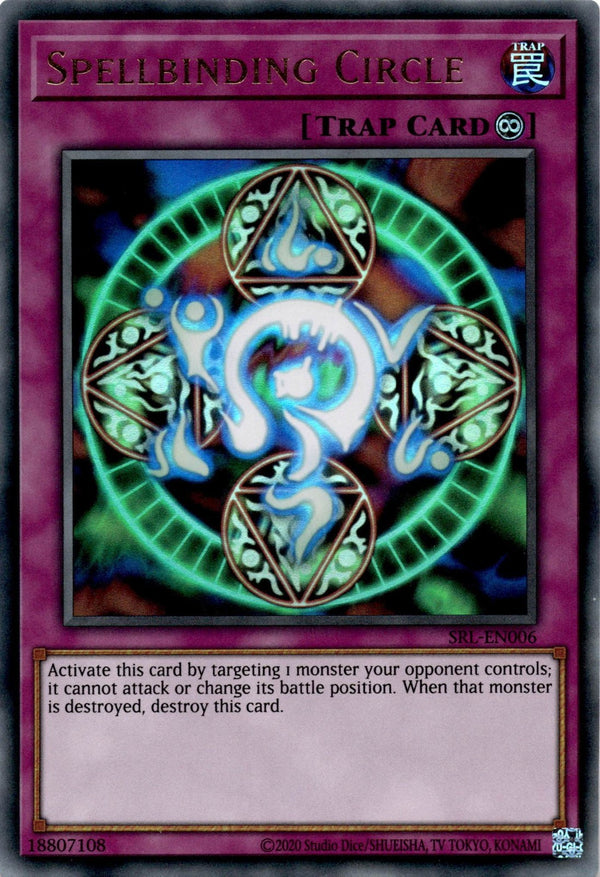 Yugioh Spellbinding Circle SRL-EN006 Ultra Rare Unlimited Edition LP
