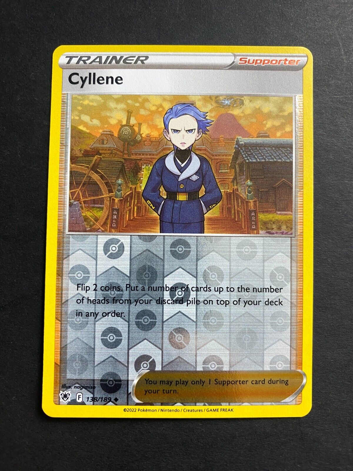 Pokemon Cyllene 138/189 Astral Radiance Reverse Holo NM