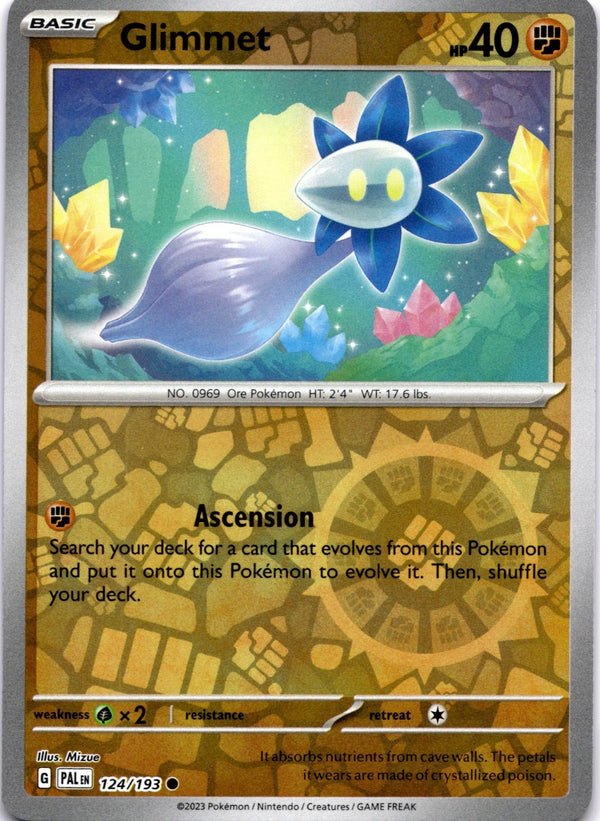 Pokemon Glimmet 124/193 Paldea Evolved Reverse Holo NM