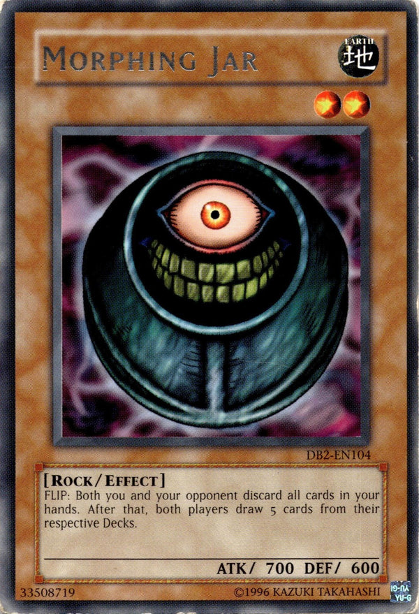 Yugioh Morphing Jar DB2-EN104 Rare Unlimited Edition HP