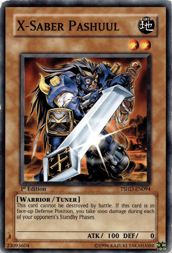 Yugioh X-Saber Pashuul TSHD-EN094 Common 1st Edition HP