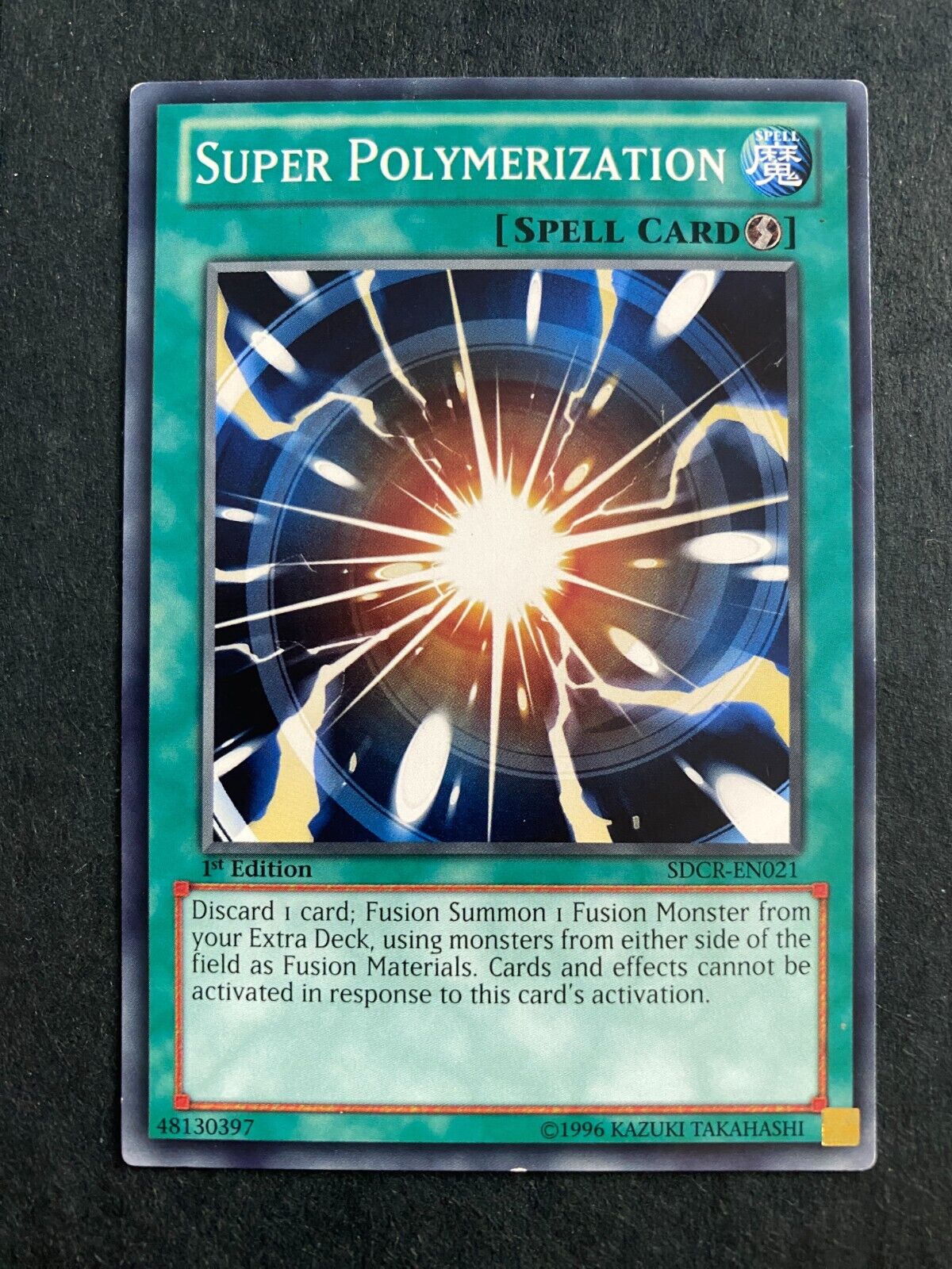 Yugioh Super Polymerization SDCR-EN021 Common 1st Edition MP