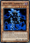 Yugioh Destiny HERO - Diamond Dude LCGX-EN124 Super Rare 1st Edition LP