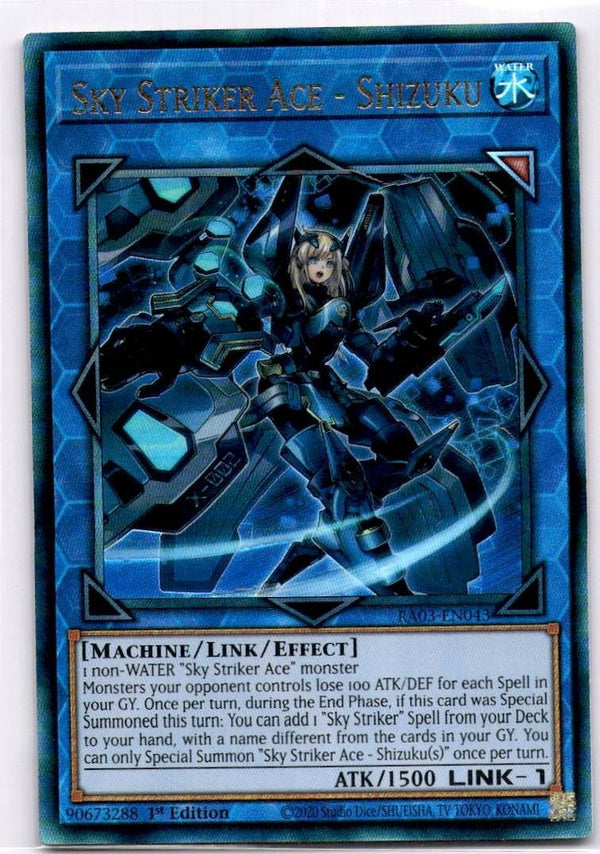 Yugioh Sky Striker Ace - Shizuku RA03-EN043 Ultimate Rare 1st Edition NM