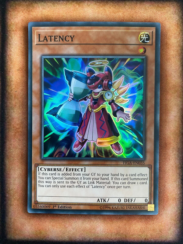 Yugioh Latency FIGA-EN035 Super Rare 1st Edition NM/MINT