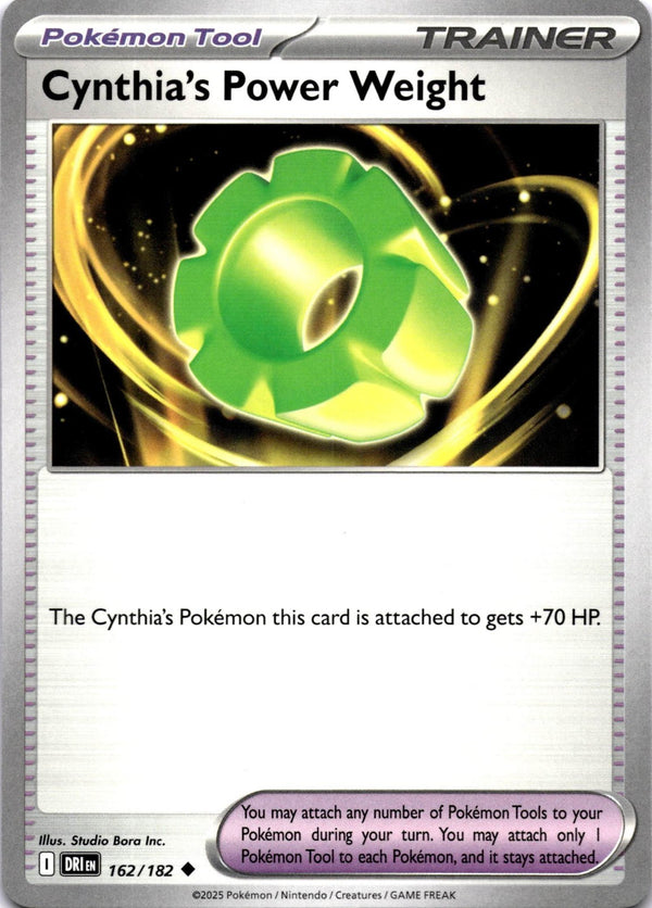 Pokemon Cynthia's Power Weight 162/182 Destined Rivals Non Holo NM