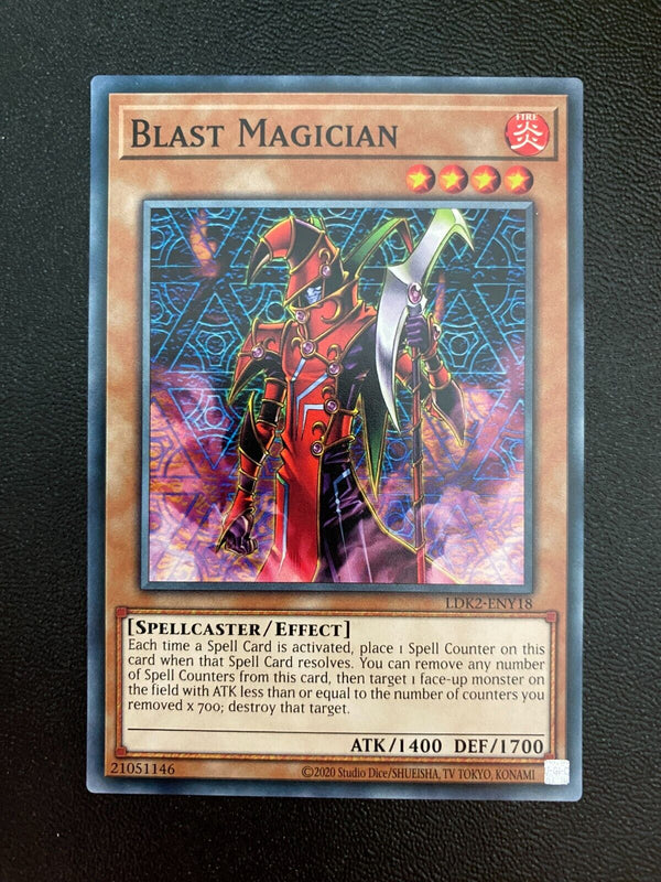 Yugioh Blast Magician LDK2-ENY18 Common Unlimited Edition NM