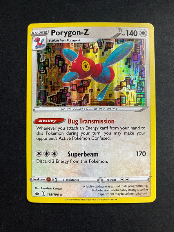 Pokemon Porygon-Z 118/198 Chilling Reign Holo NM