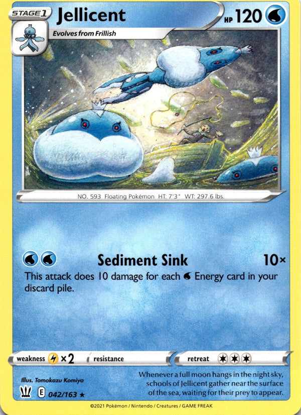 Pokemon Jellicent 042/163 Battle Styles Non Holo NM
