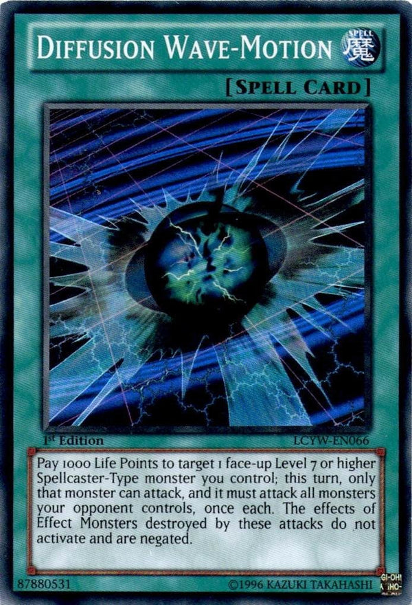 Yugioh Diffusion Wave-Motion LCYW-EN066 Super Rare 1st Edition MP/LP