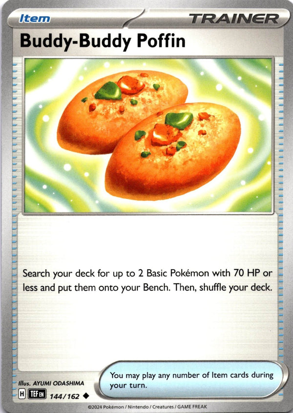 Pokemon Buddy-Buddy Poffin 144/162 Temporal Forces Non Holo NM