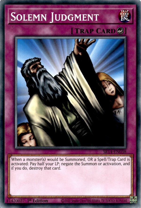 Yugioh Solemn Judgment SR14-EN038 Common 1st Edition NM