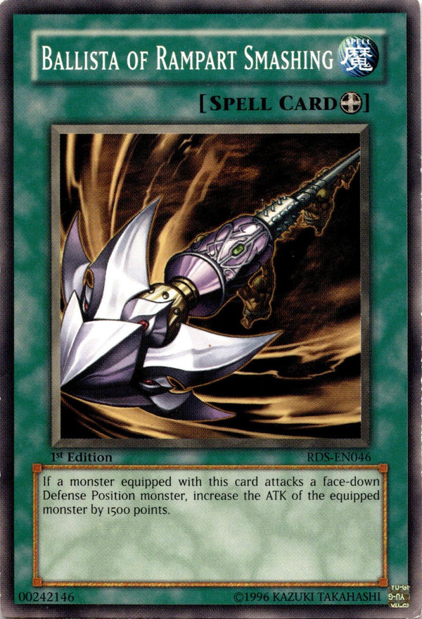 Yugioh Ballista of Rampart Smashing RDS-EN046 Common 1st Edition MP