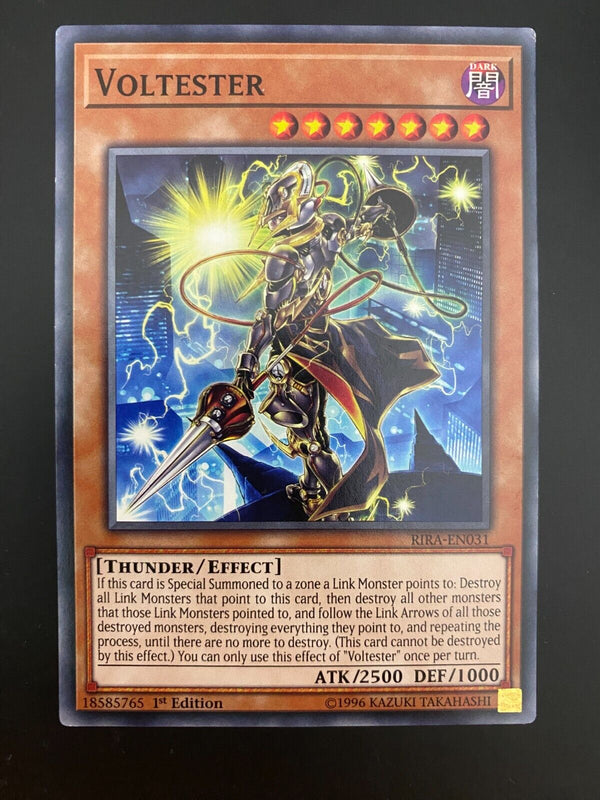 Yugioh Voltester RIRA-EN031 1st Edition Common NM