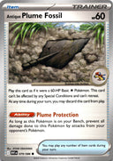 Pokemon Antique Plume Fossil 079/086 White Flare Non Holo NM