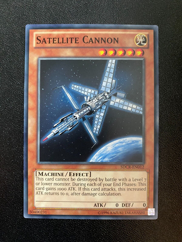 Yugioh Satellite Cannon SDCR-EN012 Common Unlimited Edition NM