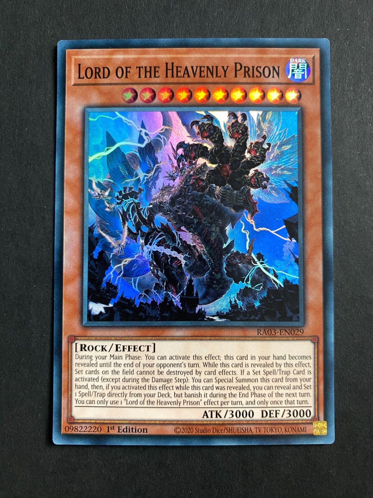 Yugioh Lord of the Heavenly Prison RA03-EN029 Super Rare 1st Edition NM