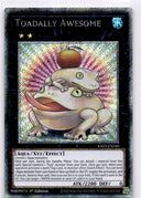 Yugioh Toadally Awesome RA03-EN040 Platinum Secret Rare 1st Edition NM