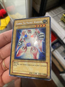 Yugioh Gamma The Magnet Warrior DOR-E003 Secret Rare Unlimited Edition DAMAGED