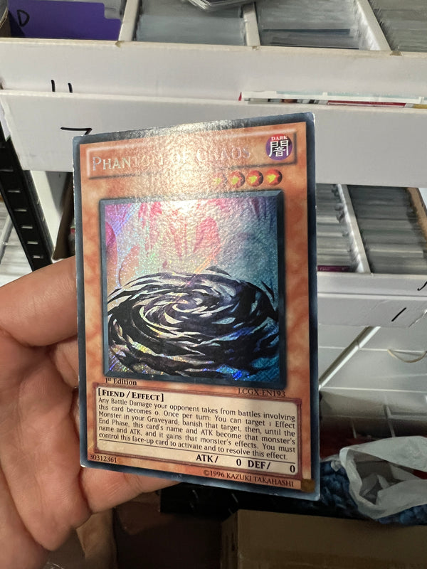 Yugioh Phantom of Chaos LCGX-EN193 Secret Rare 1st Edition HP